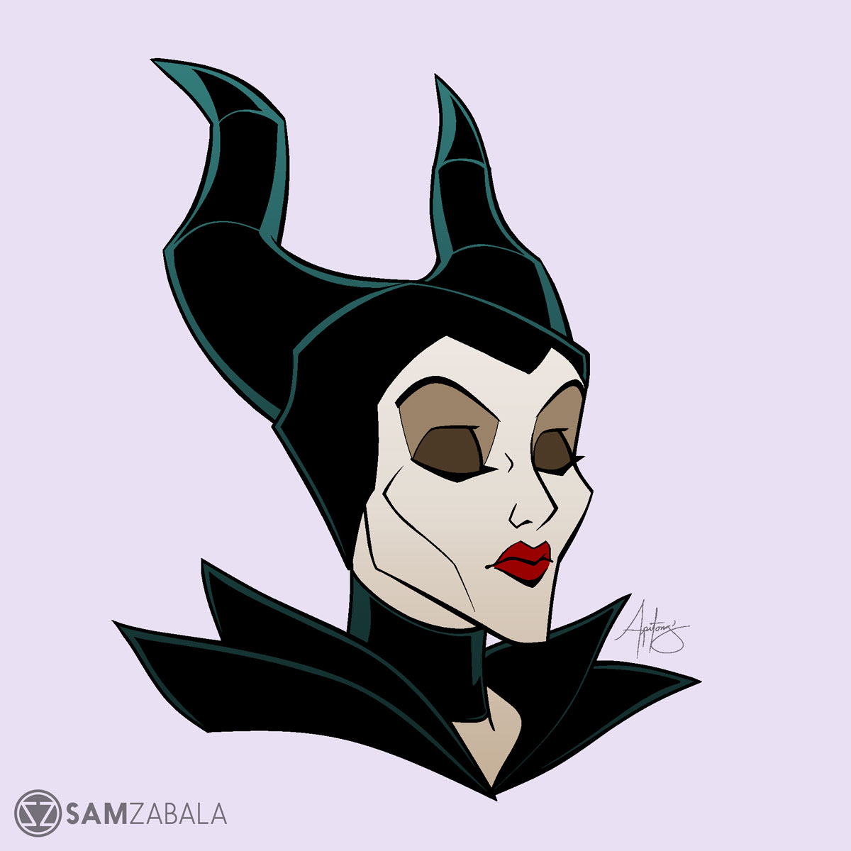 Full Maleficent illustration